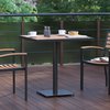 Flash Furniture Outdoor Faux Teak Dining Table with Poly Slats XU-DG-HW1045-GG
